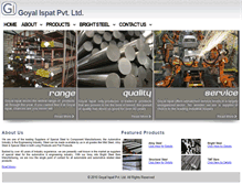 Tablet Screenshot of goyalispat.com
